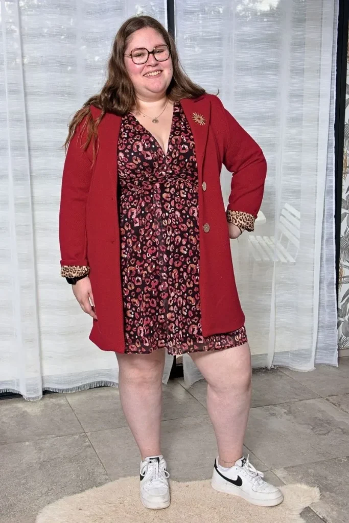 Manteau élégant - Rose