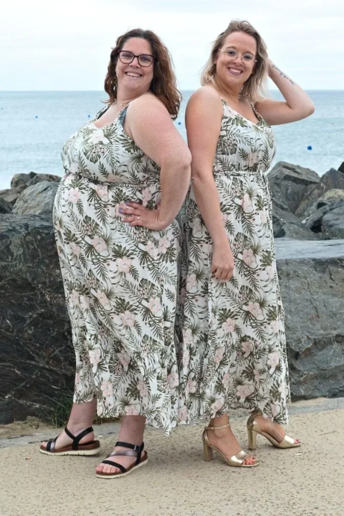 Robe longue fleurie - Azalée