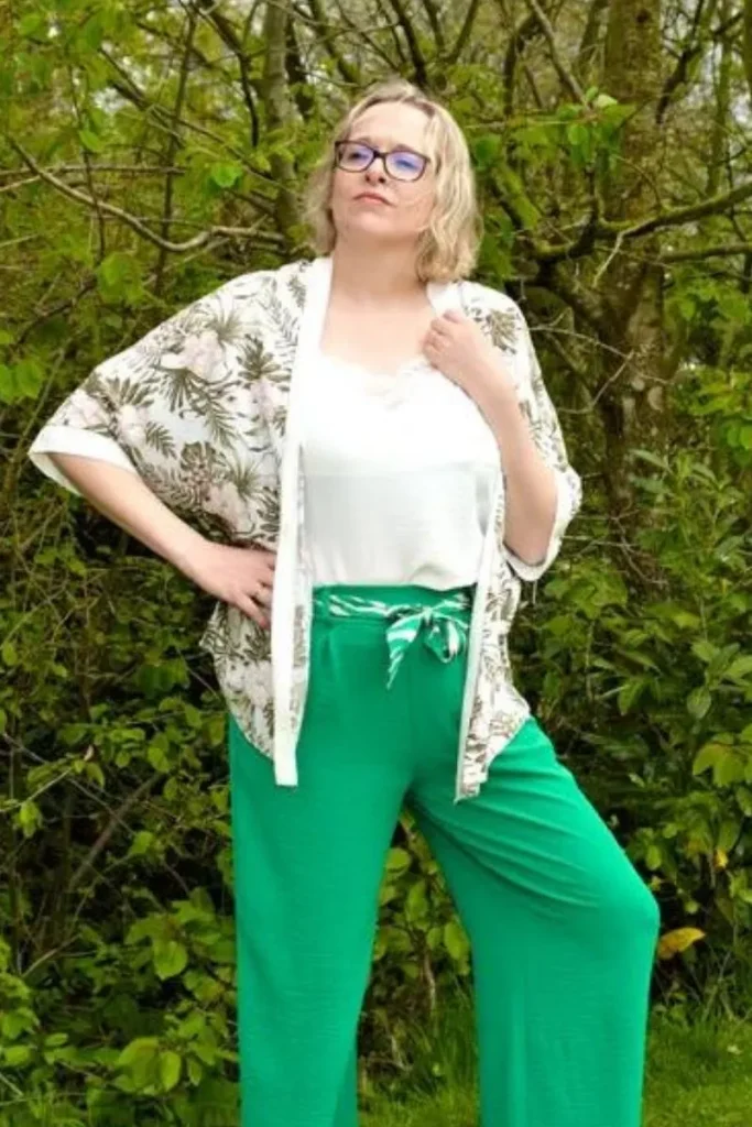 Kimono court - Feuille - Salvia