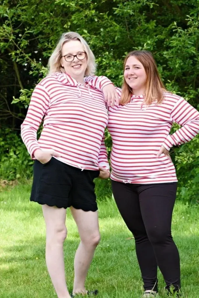 Sweat marinière - Rouge - Angelonia